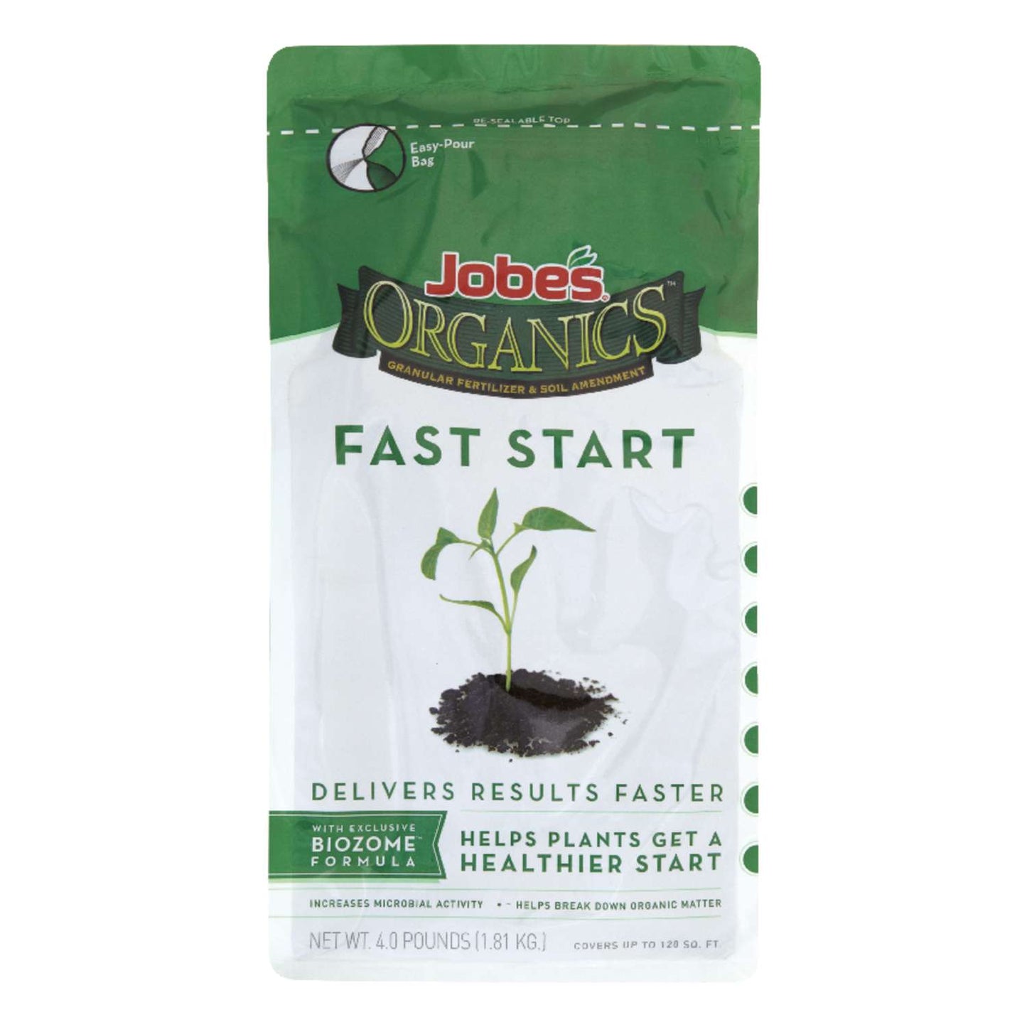  Jobe's Fast Start Organic Granules Plant Food 4 Lb