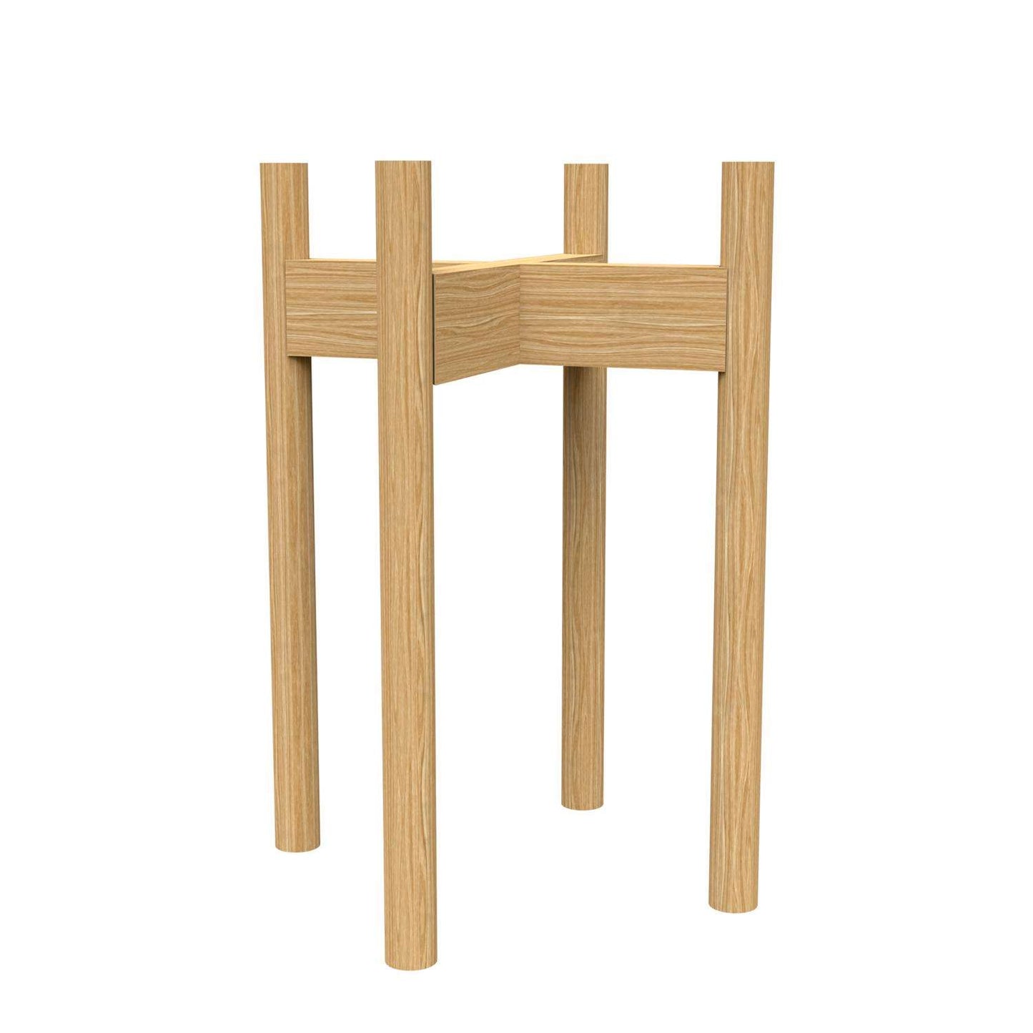  Panacea 15 In. H Assorted Wood Plant Stand