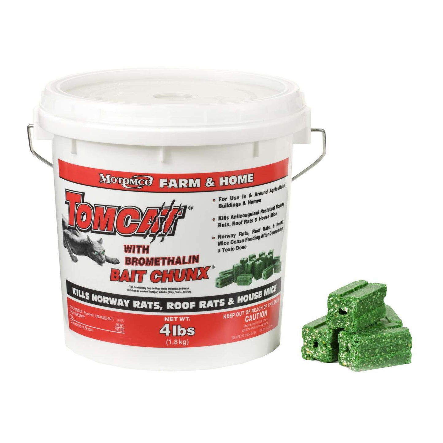  Tomcat Bait Chunx Bait Pellets For Mice And Rats 4 Pk
