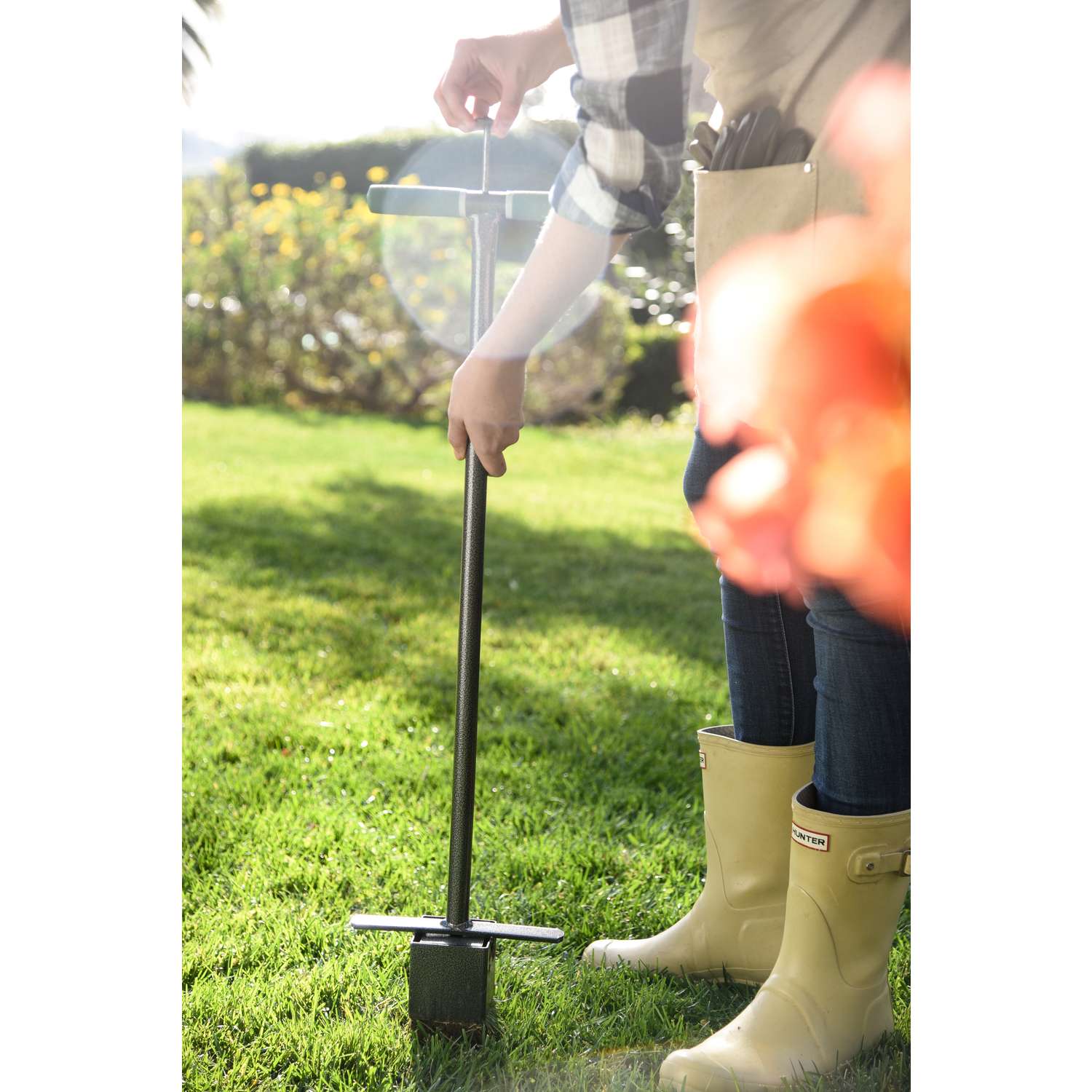  Yard Butler 33 In. Steel Sod Plugger Steel Handle