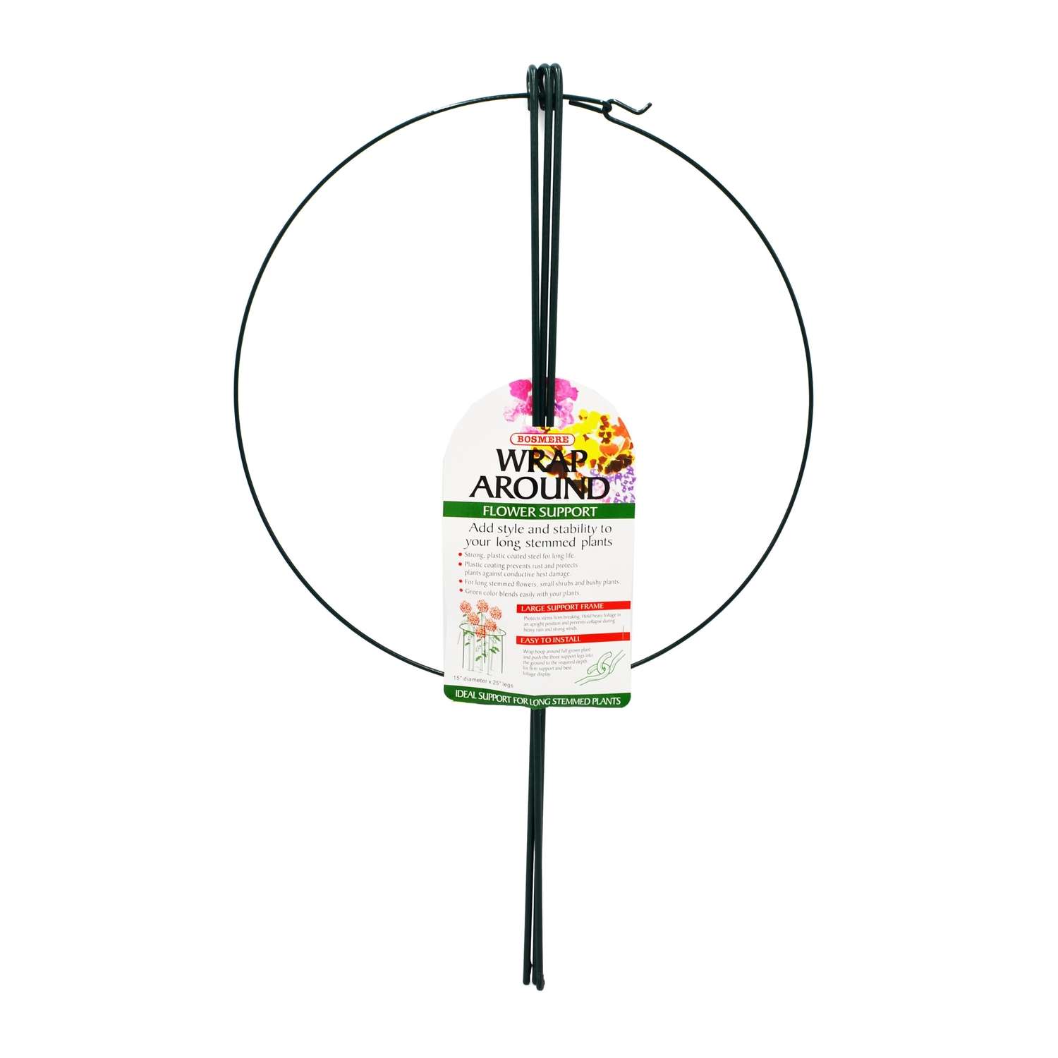  Bosmere 25 In. H Green Plastic Plant Support