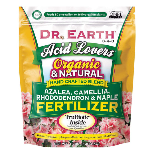  Dr. Earth Acid Lovers Organic Granules Plant Food 4 Lb