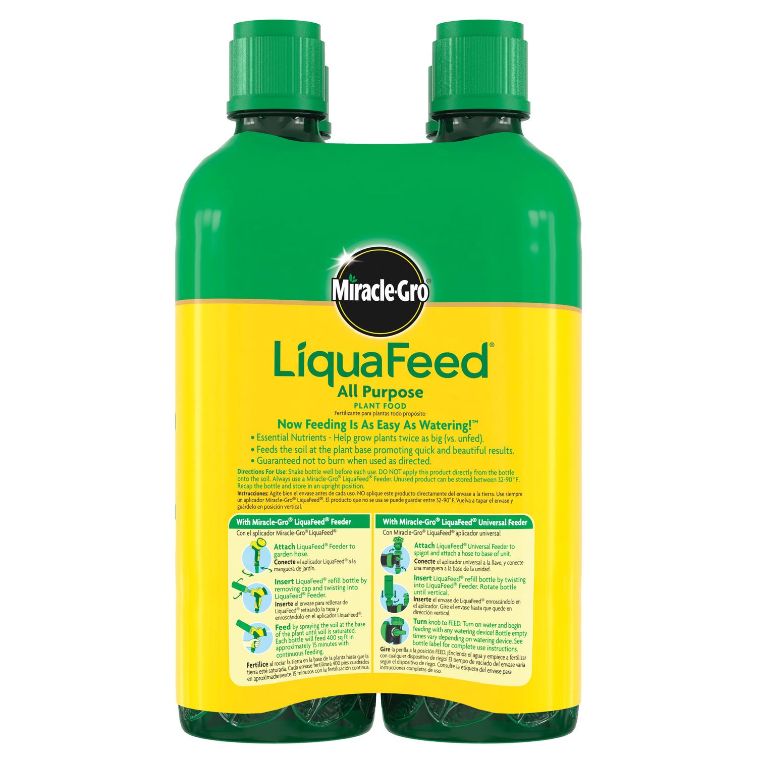  Miracle-Gro LiquaFeed Liquid Plant Food 16 Oz