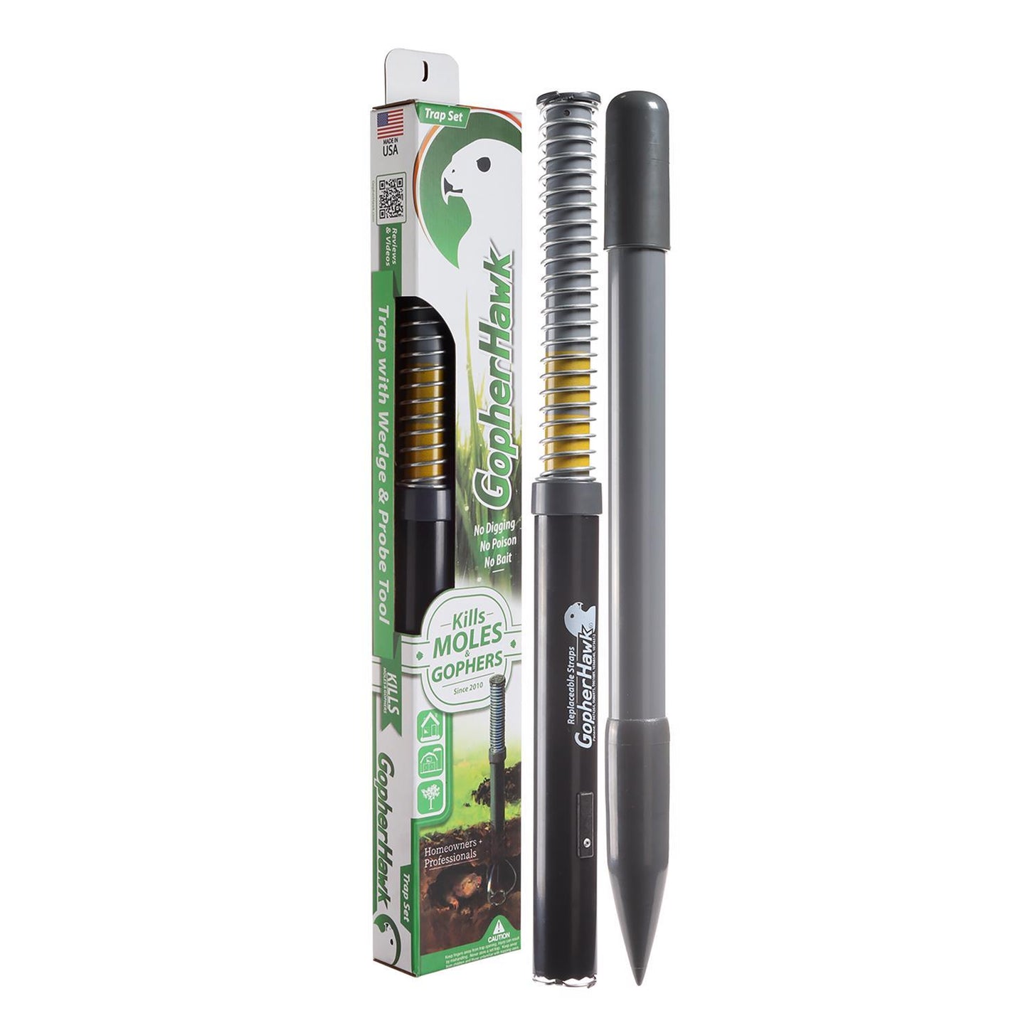  GopherHawk Small Animal Trap For Gophers And Moles 1 Pk
