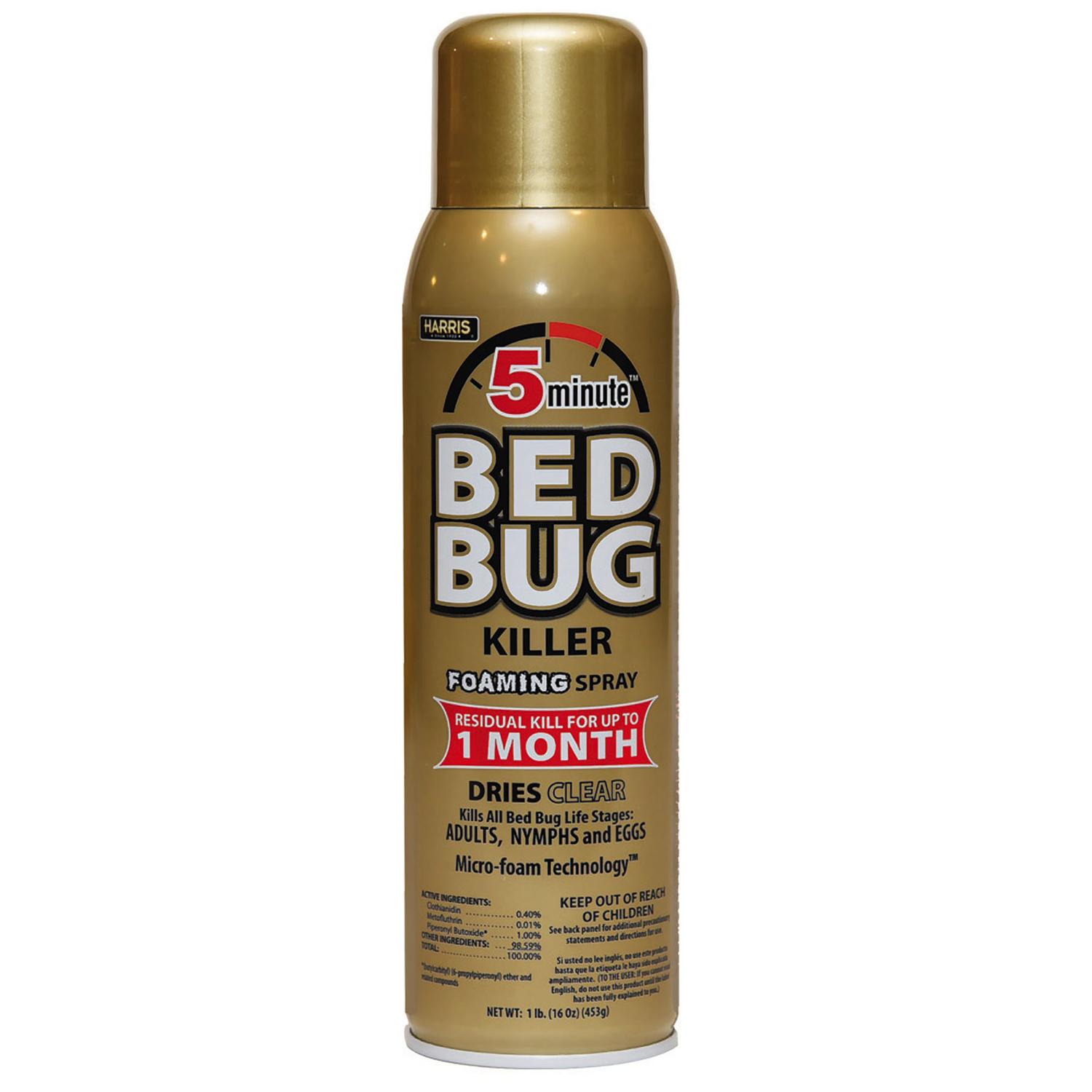  Harris Gold Bed Bug Killer Aerosol 16 Oz
