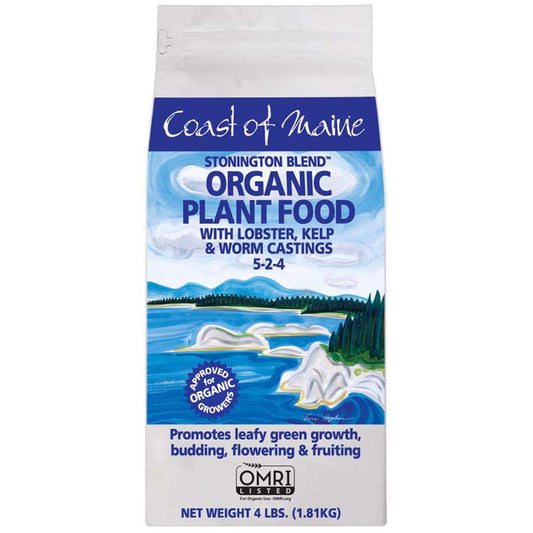  Coast Of Maine Stonington Blend Organic Granules All Purpose Plant Food 4 Lb