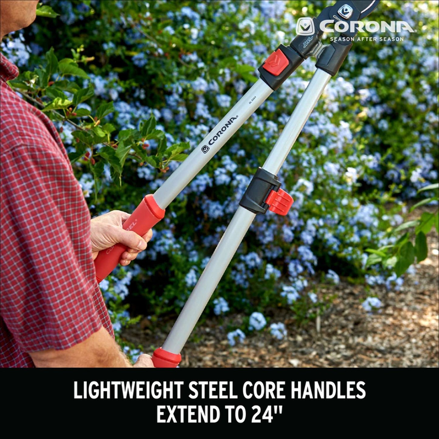  Corona ComfortGEL HS 3344 35 In. Steel Hedge Shears