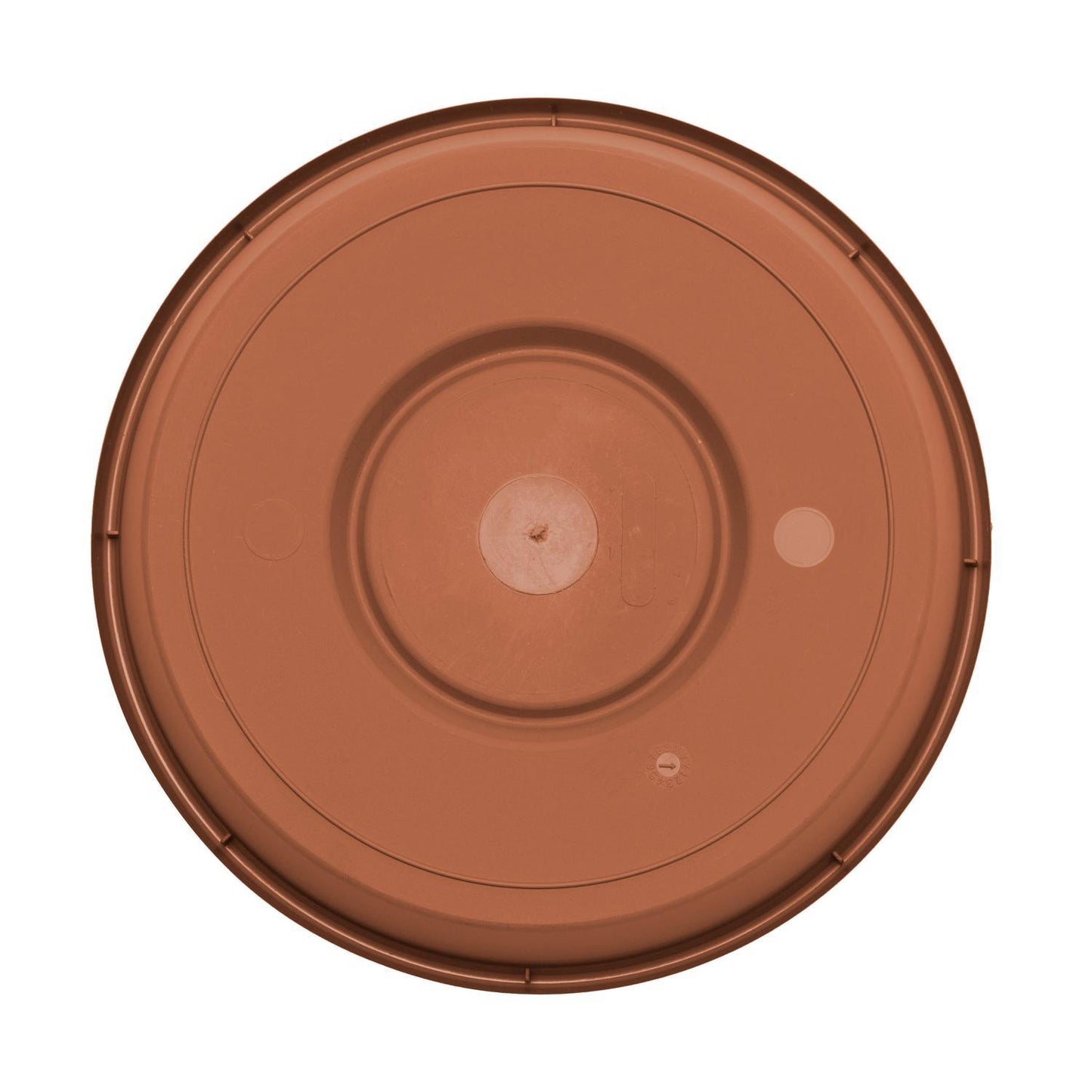  Bloem Terratray 2.7 In. H X 20 In. Dia. Resin Traditional Tray Terracotta Clay