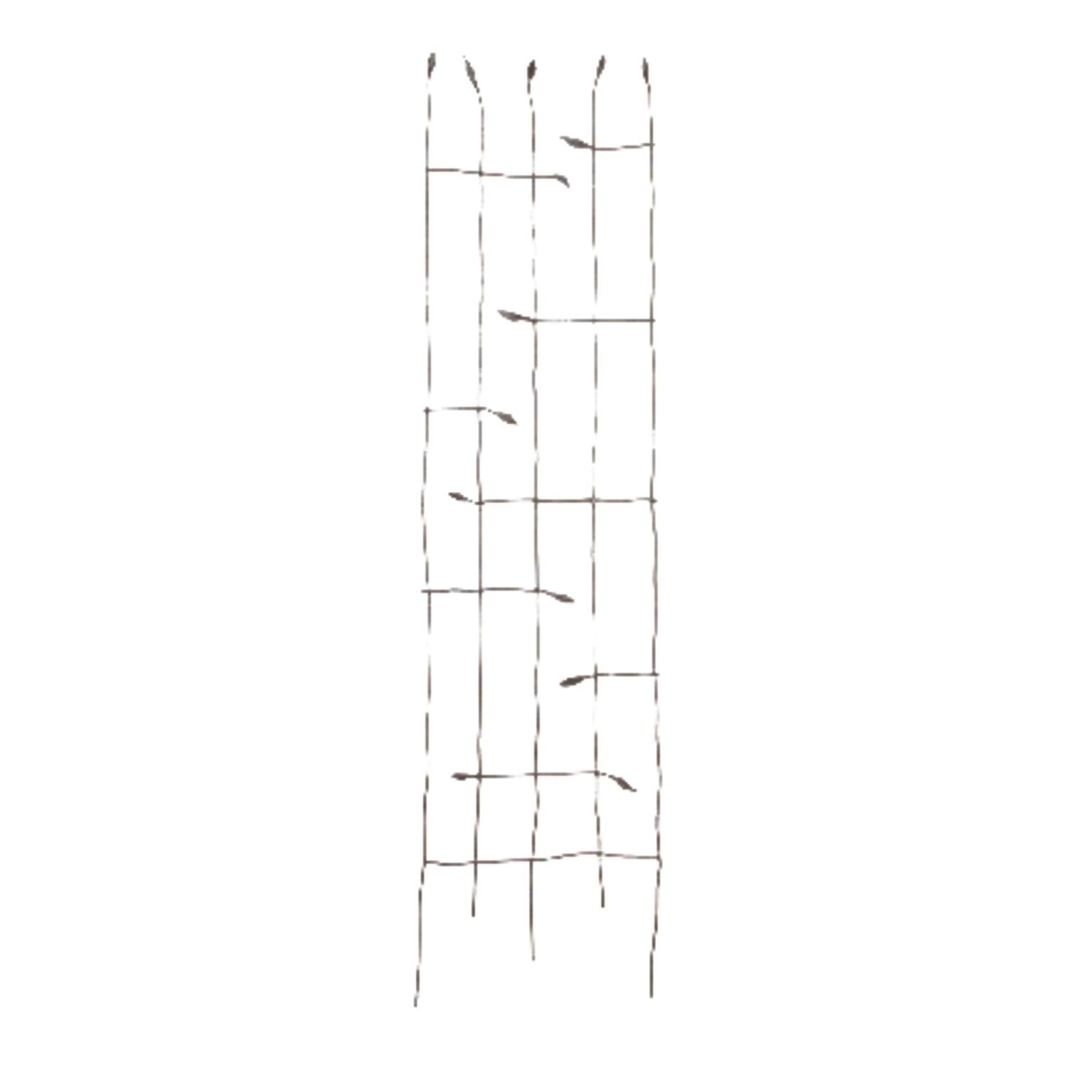  Panacea 72 In. H Black Steel Trellis