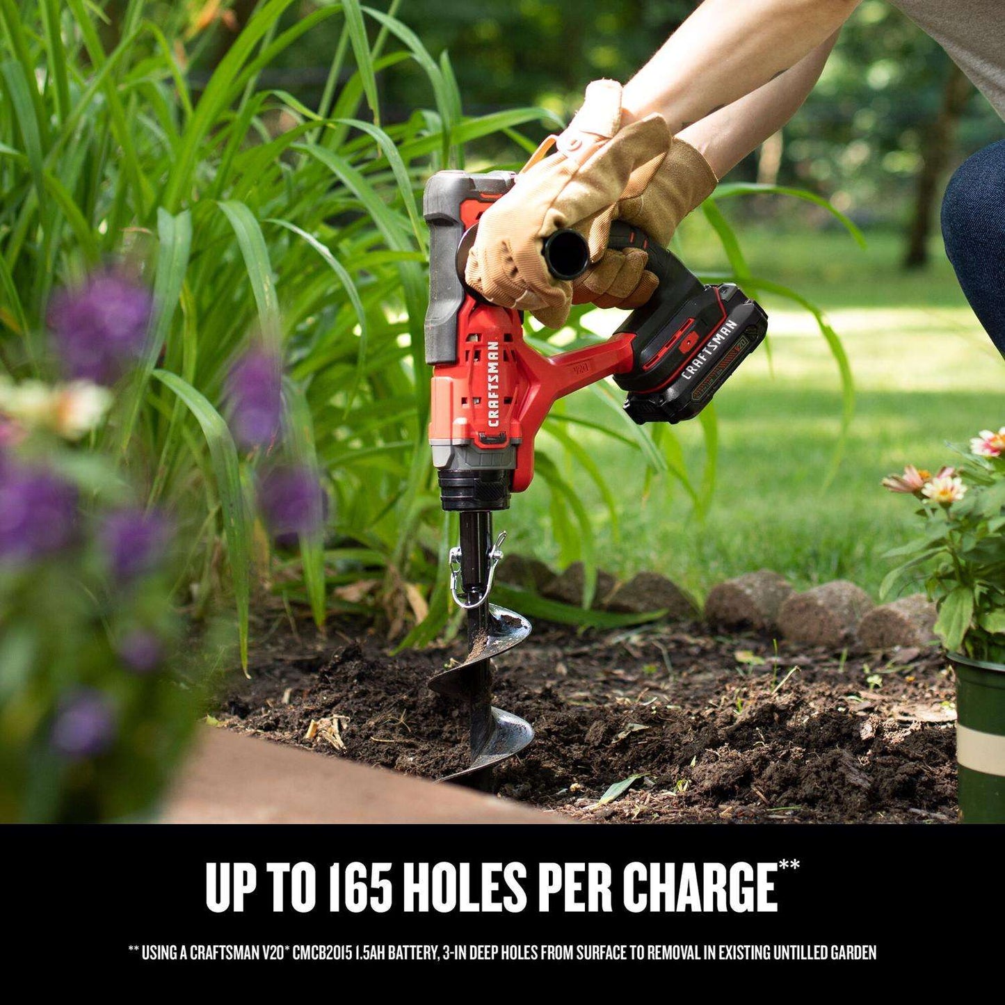  Craftsman V20 13.97 In. Steel Battery Operated Auger