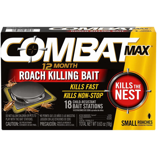  Combat Max Roach Bait Station 18 Pk