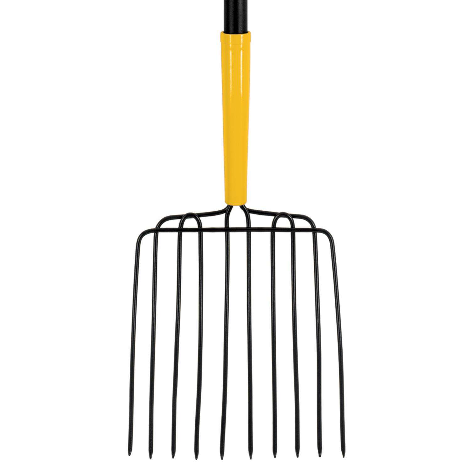  John Deere 10 Tine Steel Bedding Fork 48 In. Fiberglass Handle