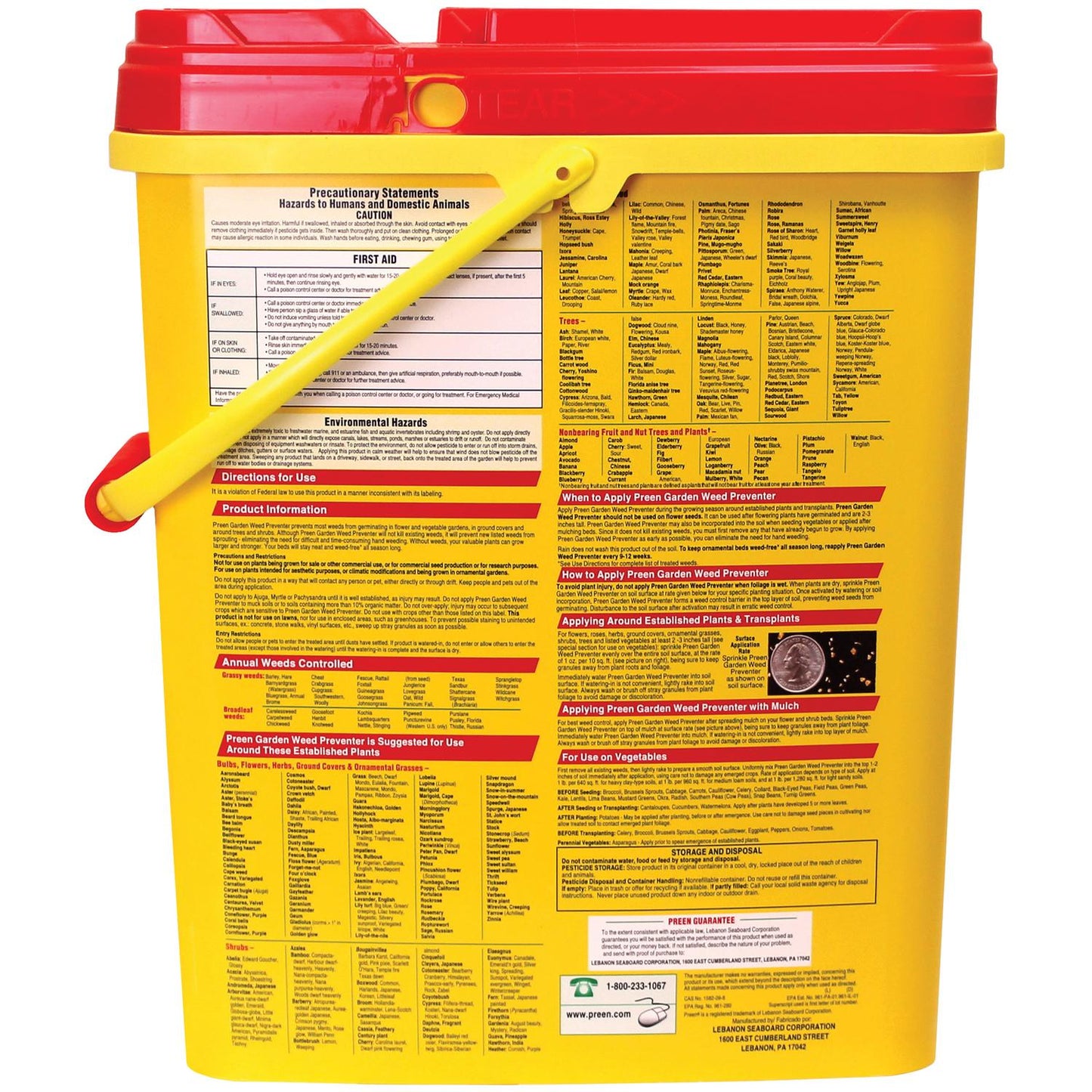  Preen Weed Preventer Granules 16 Lb