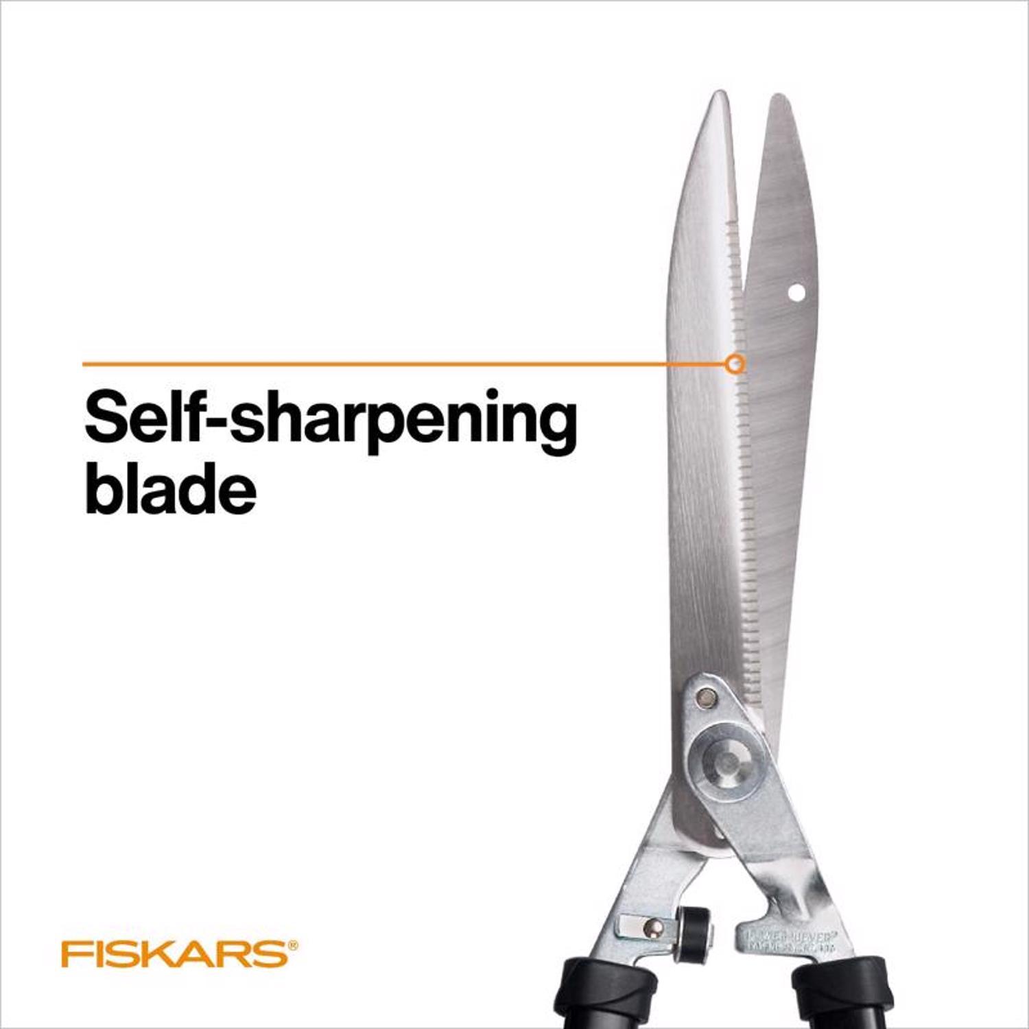  Fiskars 10 In. Steel Serrated Hedge Shears