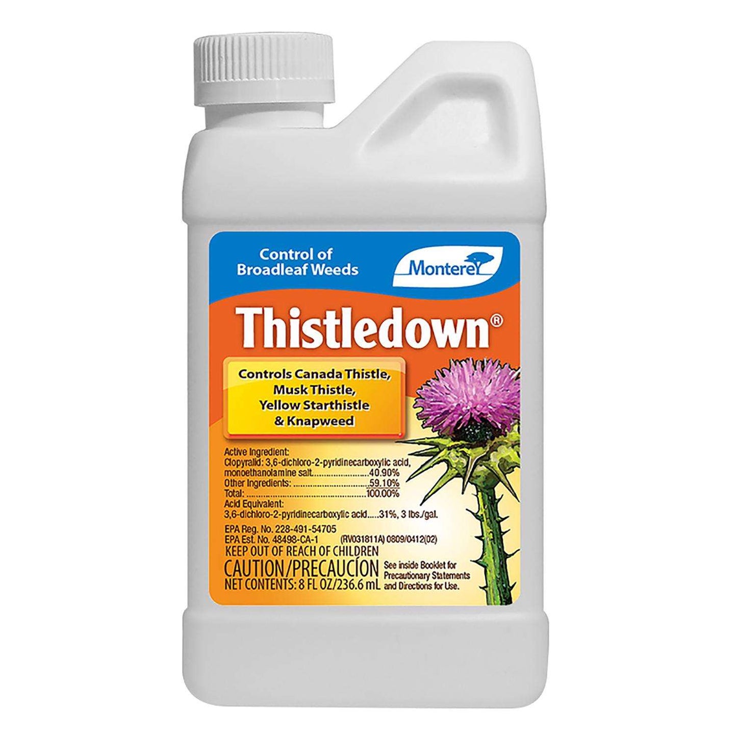  Monterey Thistledown Broadleaf Herbicide Concentrate 8 Oz