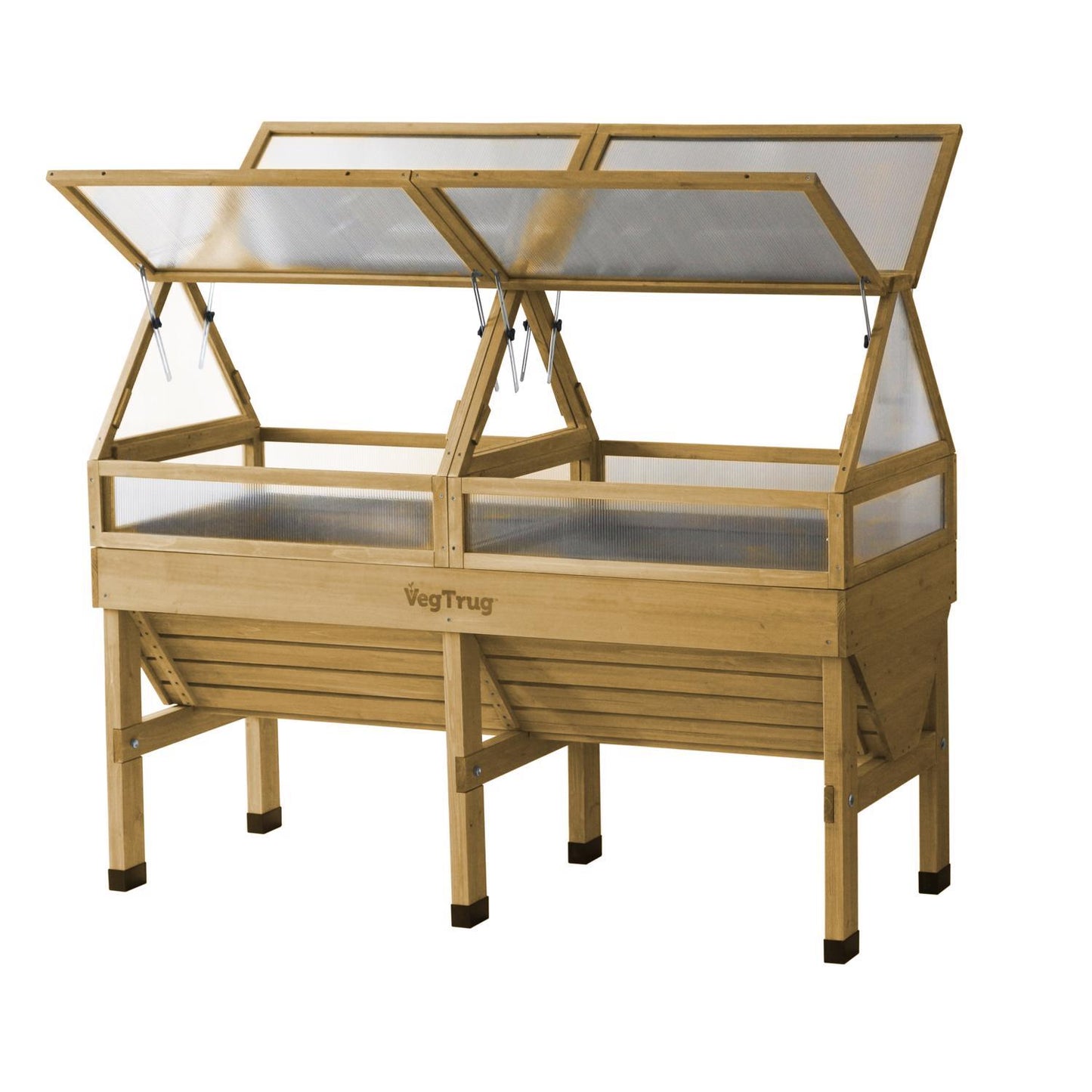  VegTrug Cold Frame Natural 71 In. W X 30 In. D X 26 In. H Raised Bed Greenhouse