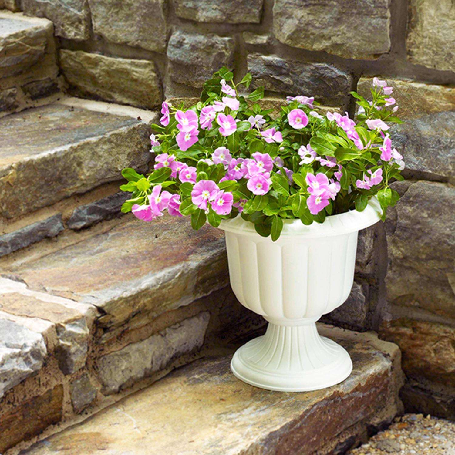  Novelty 19 In. H X 19 In. W X 19 In. D X 19 In. D Resin Classic Urn Urn Planter White