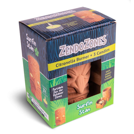 JT Eaton ZendoZones Citronella Candle Burner Candle For Mosquitoes 1 Pk