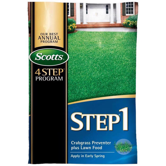  Scotts Step 1 Crabgrass Preventer Annual Program Lawn Food For Multiple Grass Types 5000 Sq Ft