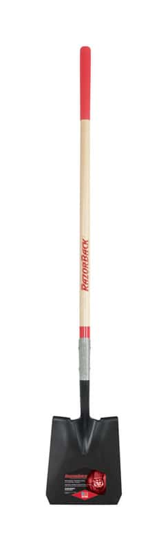  Razor-Back 59.5 In. Steel Square Digging Shovel Wood Handle