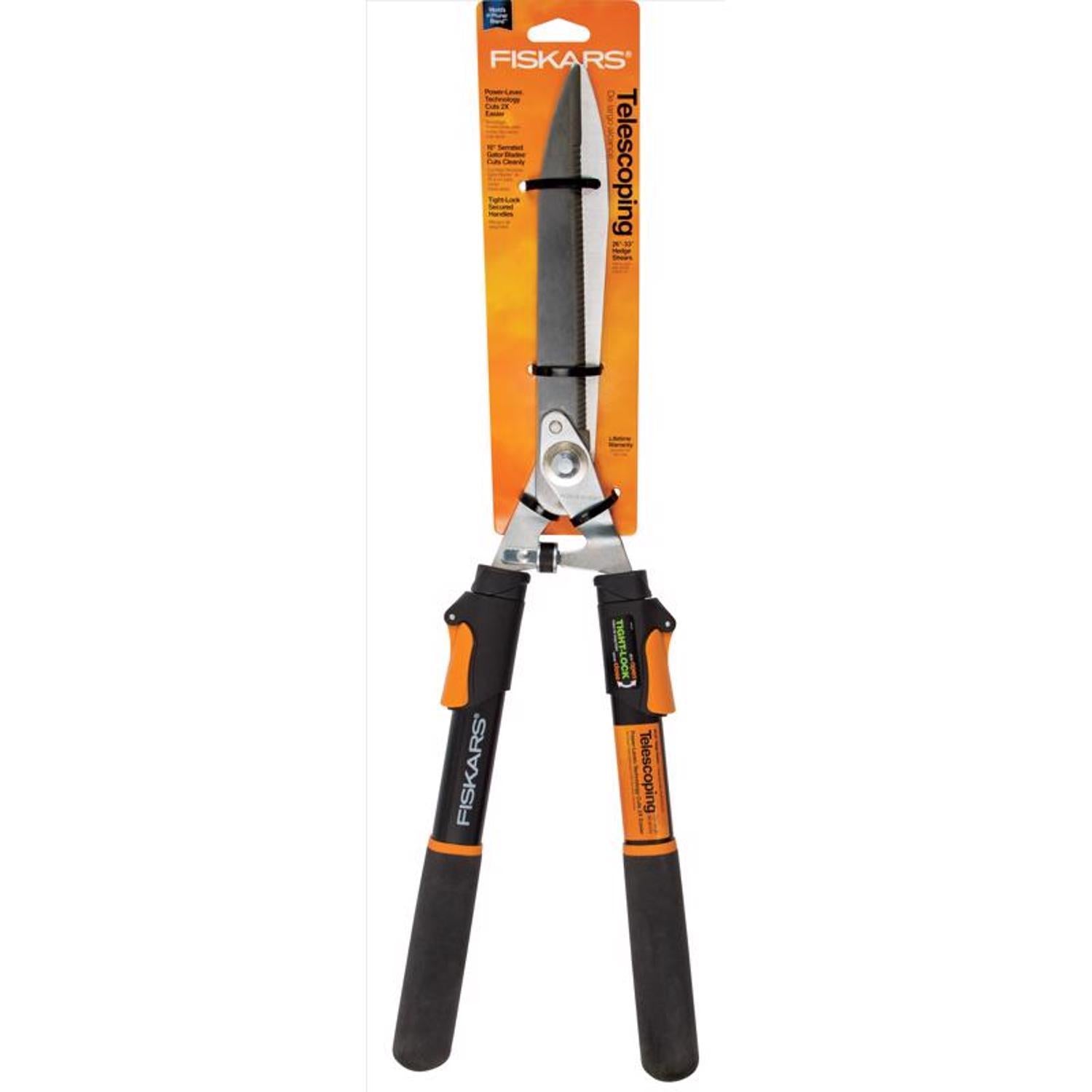 Fiskars 10 In. Steel Serrated Hedge Shears