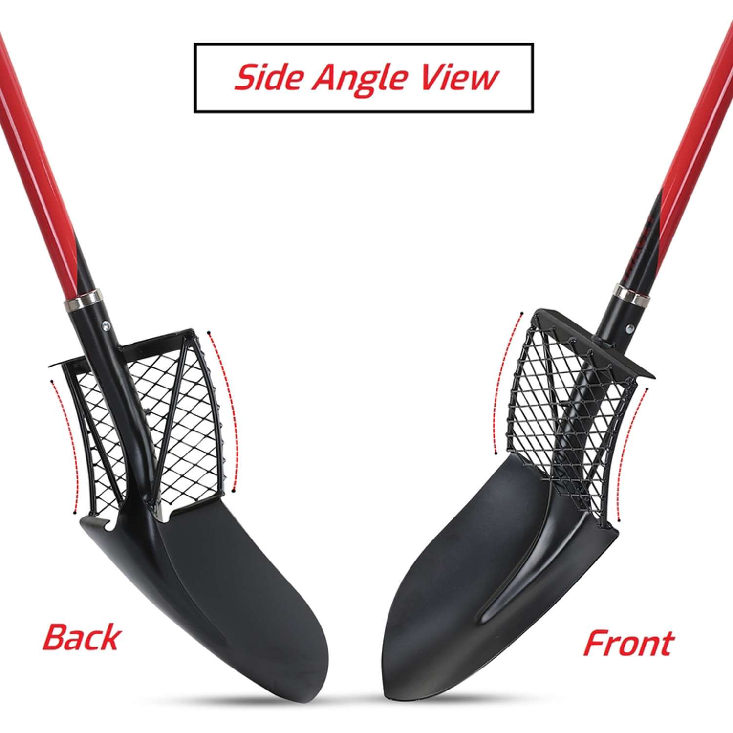  Tracey Tools Smart Shovel 60 In. Steel Dual-Purpose Shovel Fiberglass Handle
