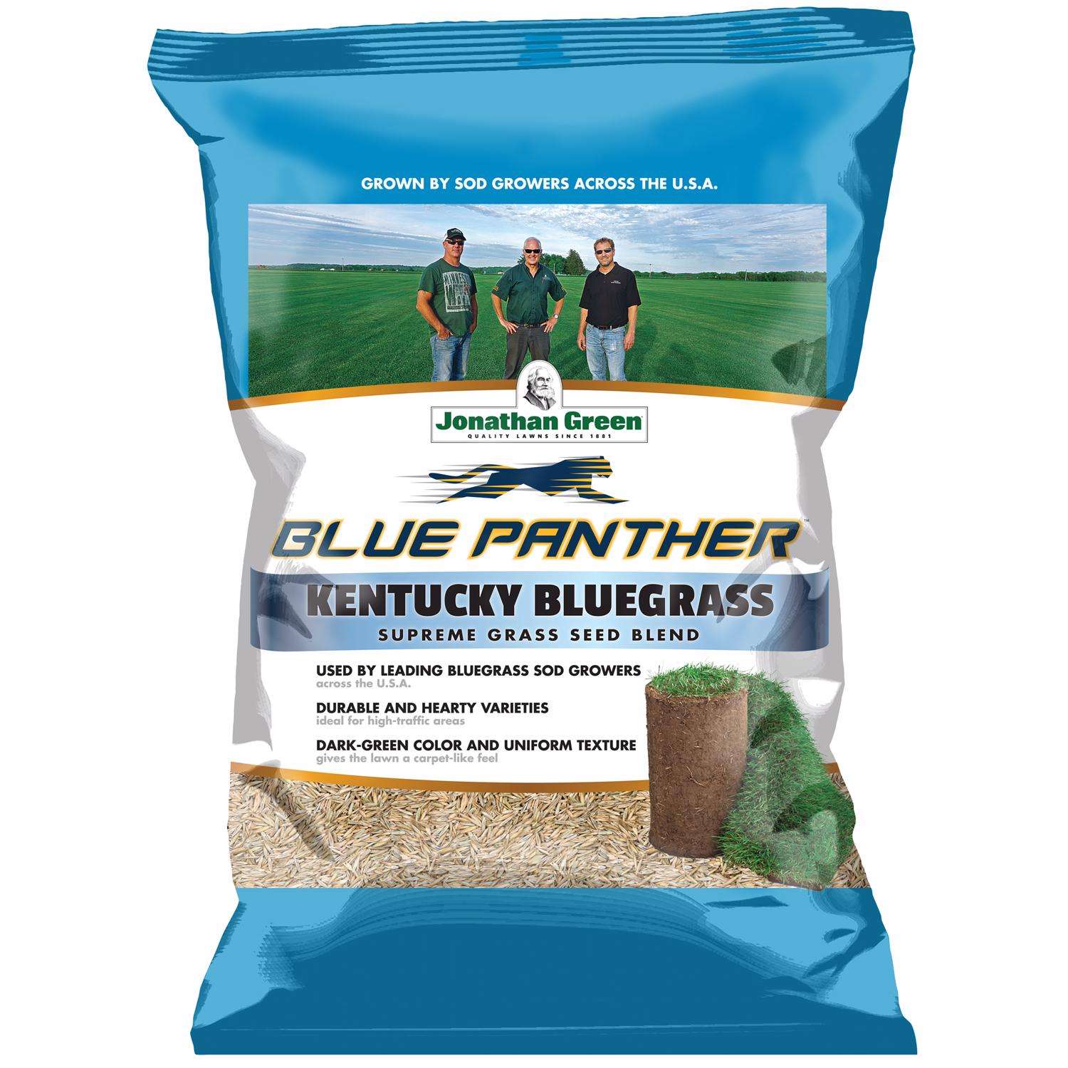  Jonathan Green Blue Panther Kentucky Bluegrass Sun Or Shade Grass Seed 25 Lb