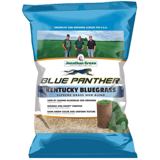  Jonathan Green Blue Panther Kentucky Bluegrass Sun Or Shade Grass Seed 25 Lb