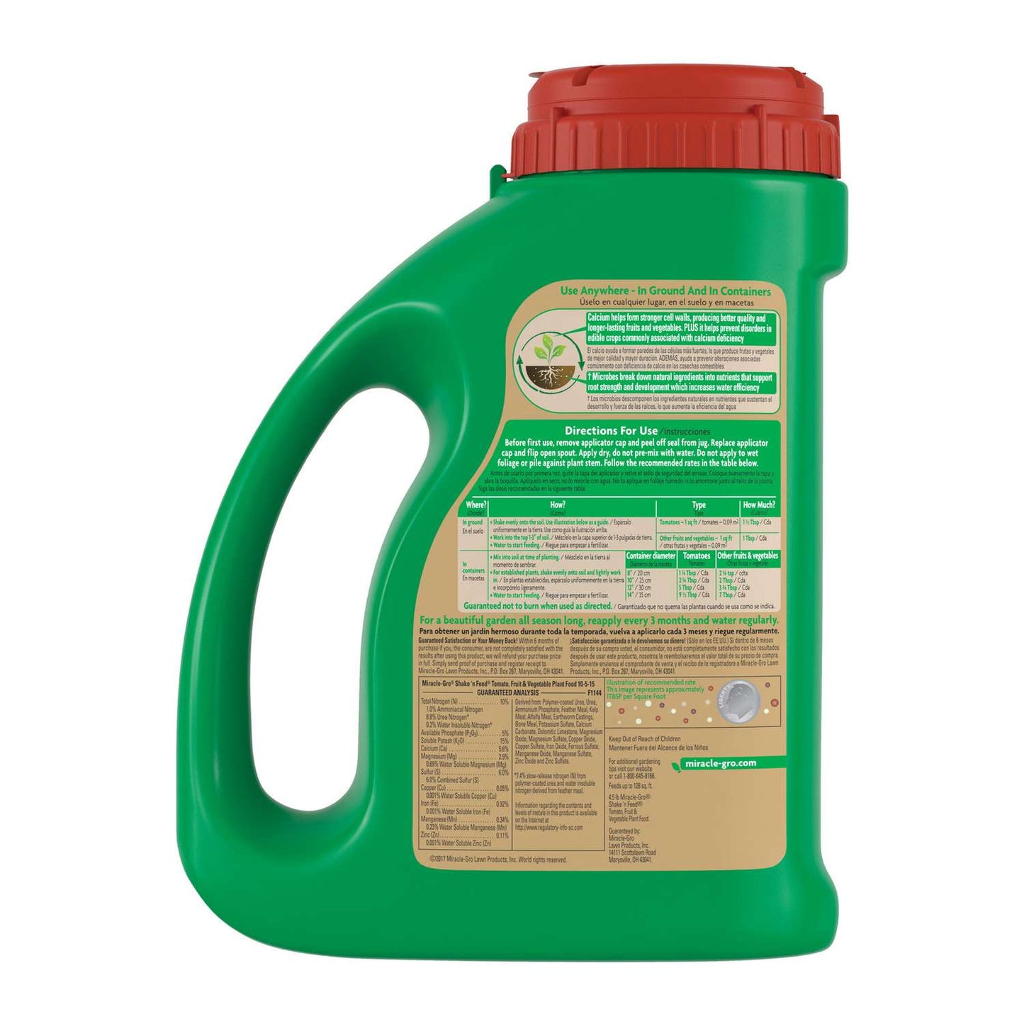  Miracle-Gro Shake 'n Feed Granules Plant Food 4.5 Lb