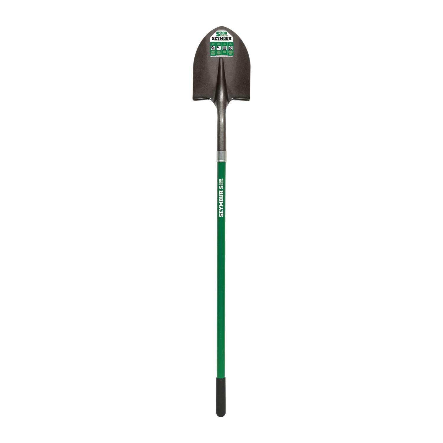  Seymour S400 DuraLite Steel Round Shovel Fiberglass Handle