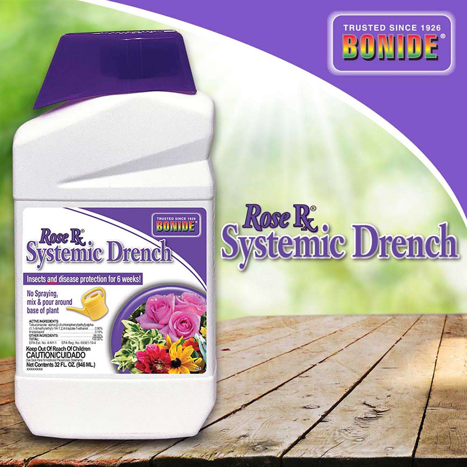  Bonide Rose Rx Insect Killer Liquid Concentrate 32 Oz
