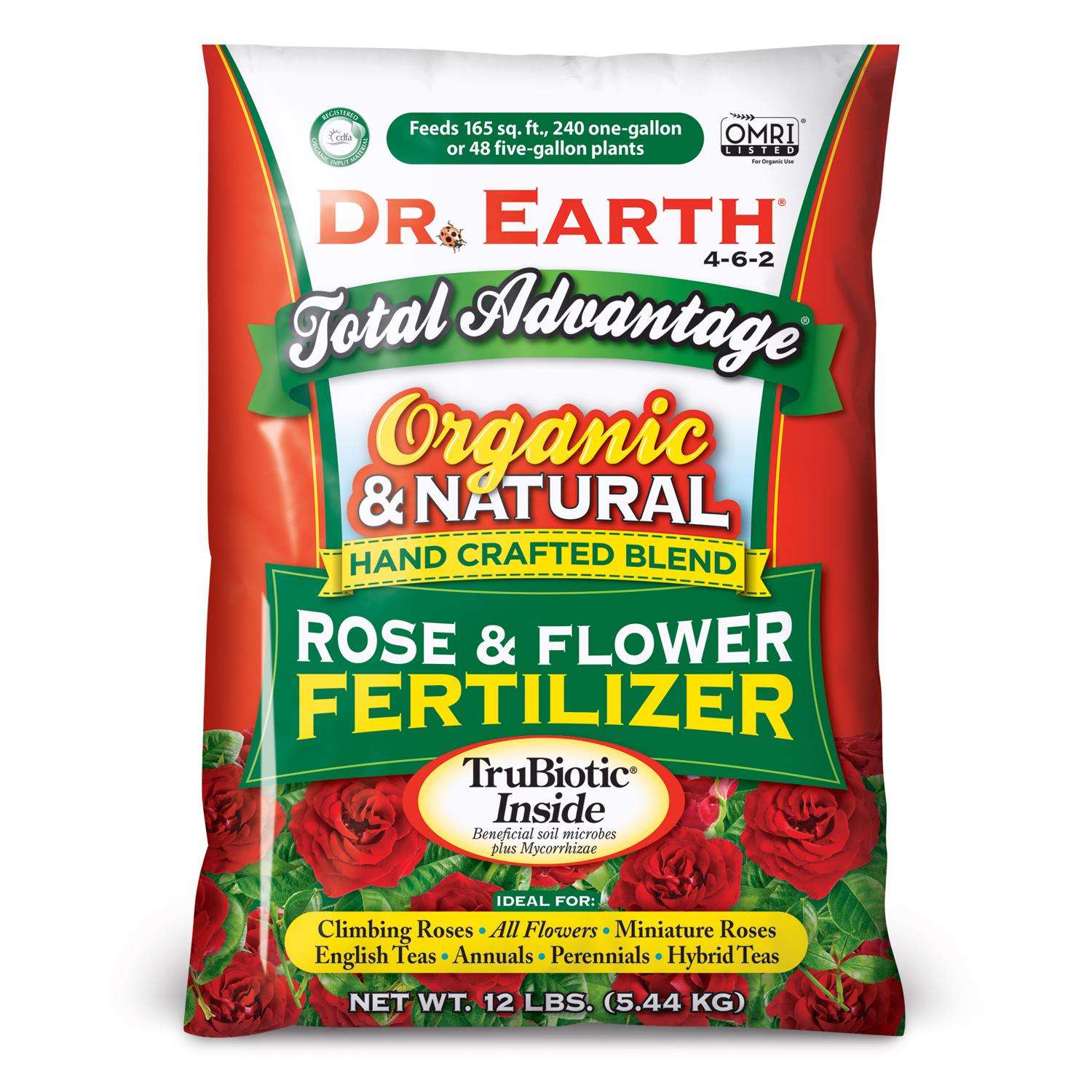  Dr. Earth Total Advantage Organic Granules Rose Plant Food 12 Lb
