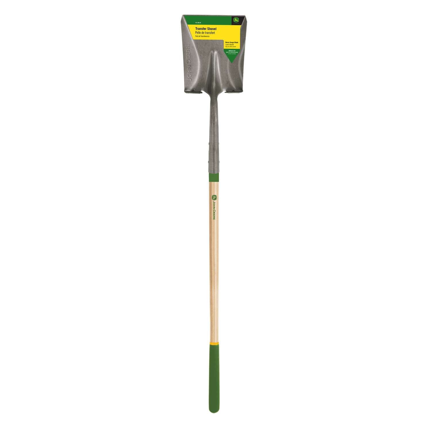  John Deere 60 In. Steel Square Transfer Shovel Wood Handle