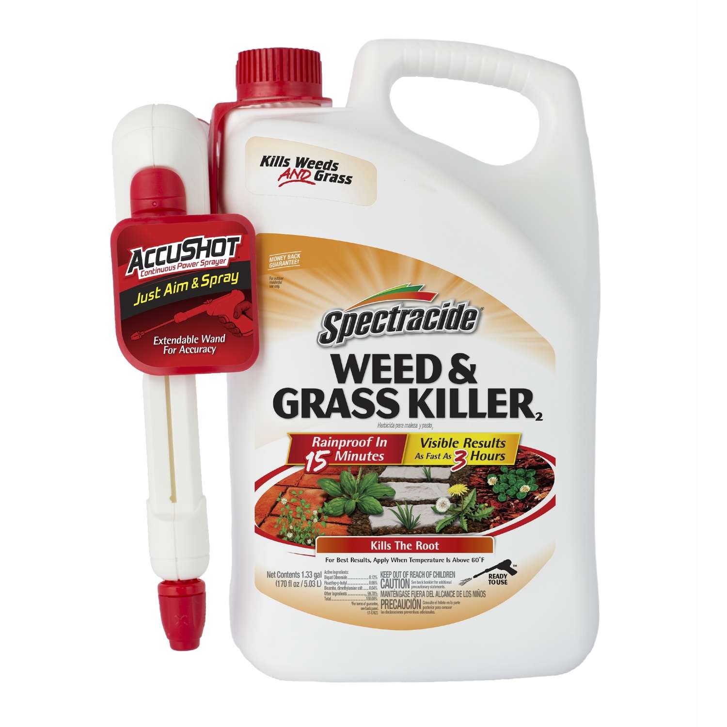  Spectracide AccuShot Weed And Grass Killer RTU Liquid 1.33 Gal