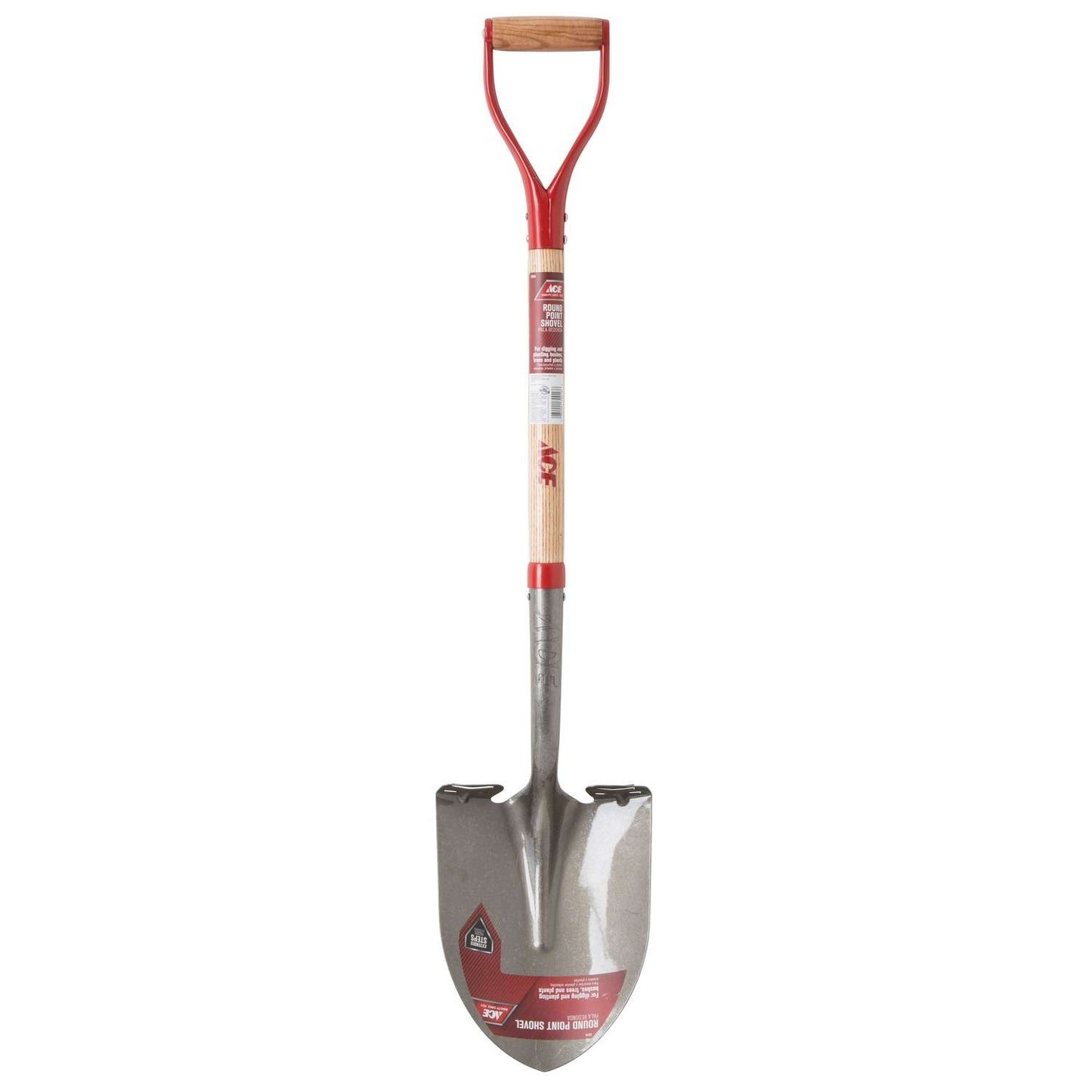  Ace 41.5 In. Steel Round Digging Shovel Wood Handle