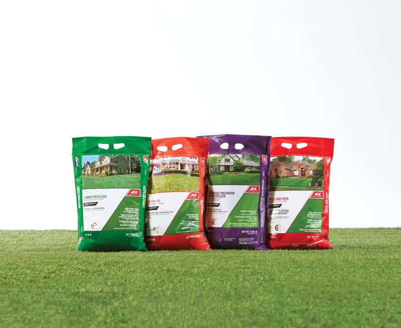  Ace 4 Step Annual Program Lawn Fertilizer For All Grasses 5000 Sq Ft