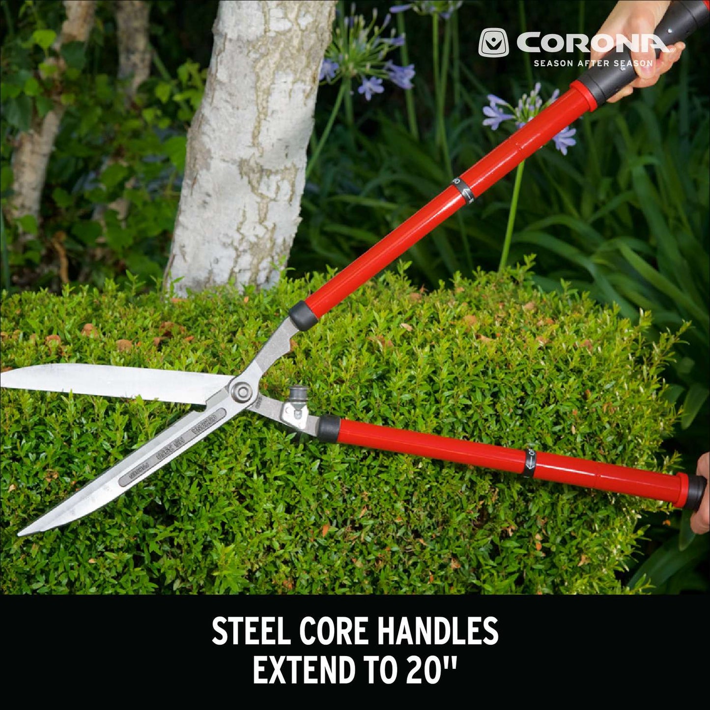  Corona HS 3950 37 In. High Carbon Steel Bypass Hedge Shears