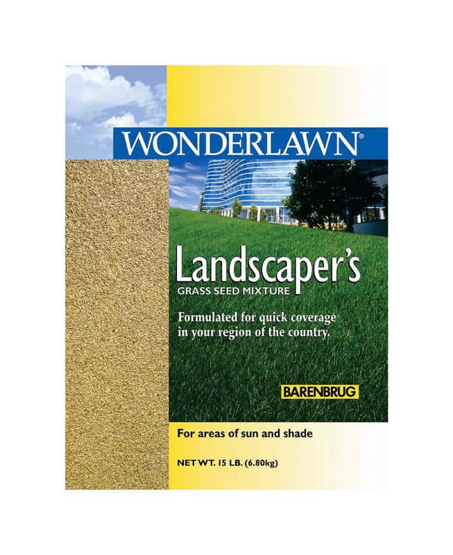  Barenbrug Wonderlawn Mixed Sun Or Shade Grass Seed 15 Lb