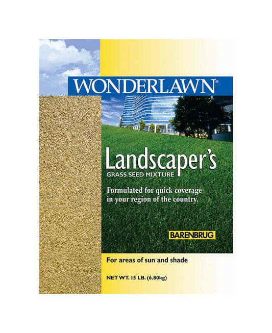  Barenbrug Wonderlawn Mixed Sun Or Shade Grass Seed 15 Lb