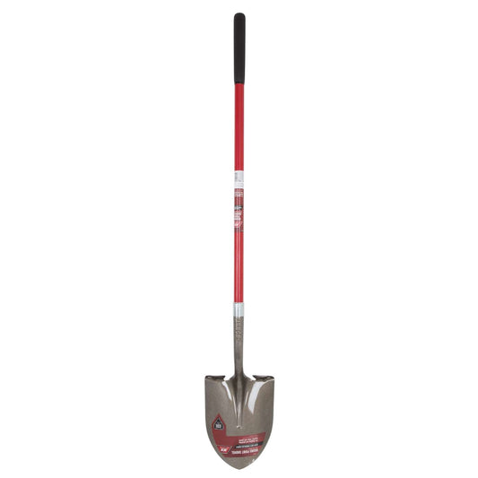  Ace 57.25 In. Steel Round Digging Shovel Fiberglass Handle