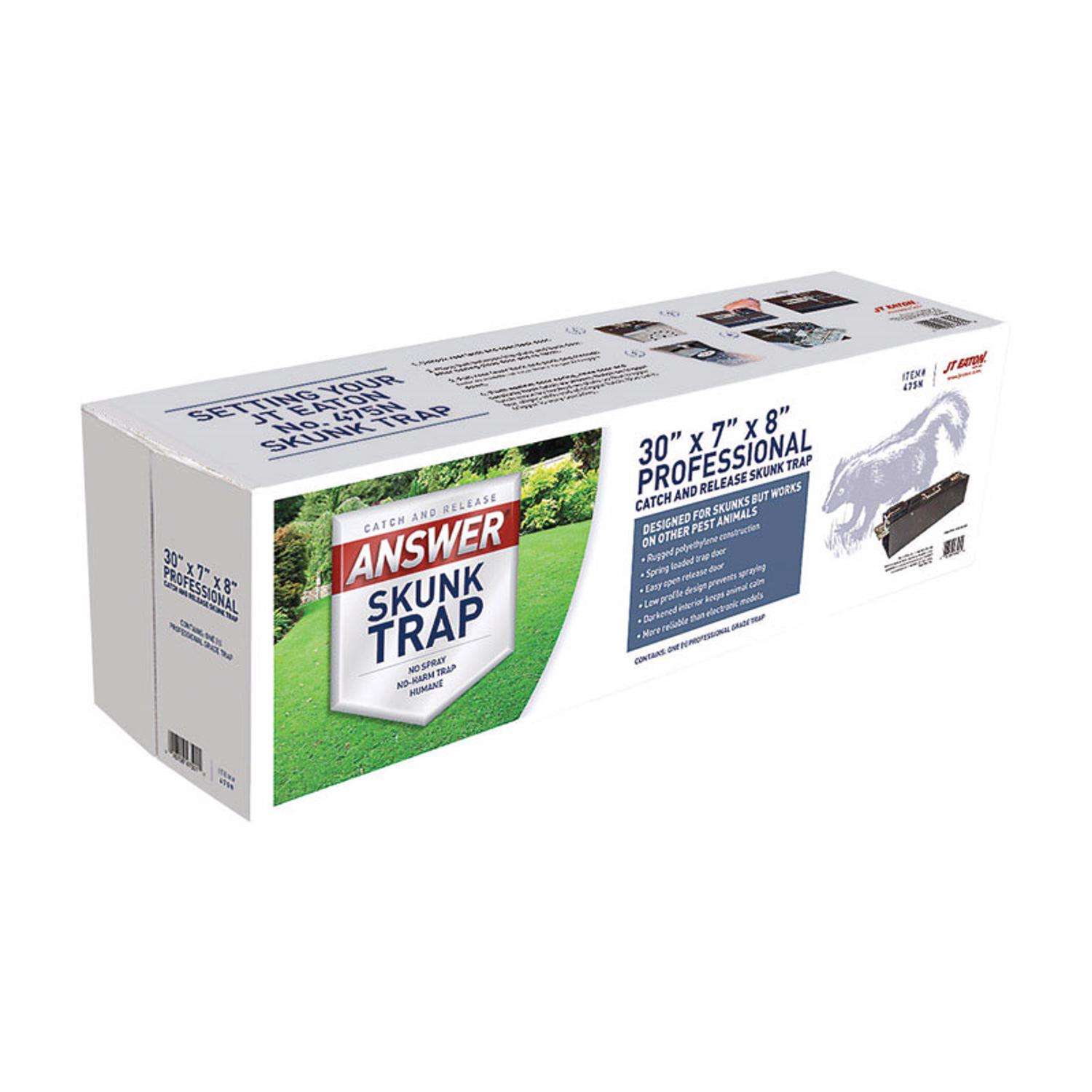  JT Eaton Answer Medium Live Catch Animal Trap For Skunks 1 Pk