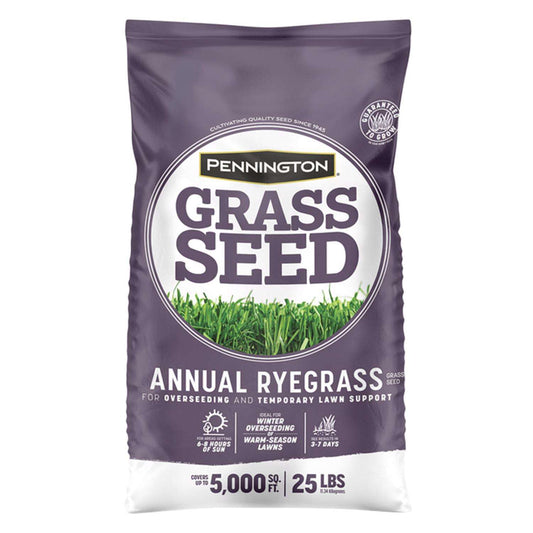  Pennington Annual Ryegrass Sun Or Shade Grass Seed 25 Lb