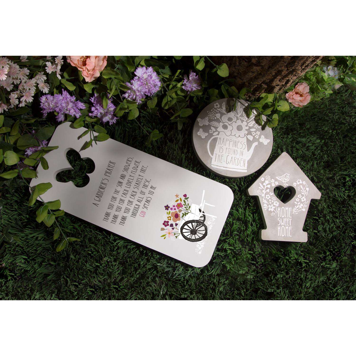  Pavilion Bless My Bloomers 7 In. W X 0.5 In. D Gray Kneeling Pad