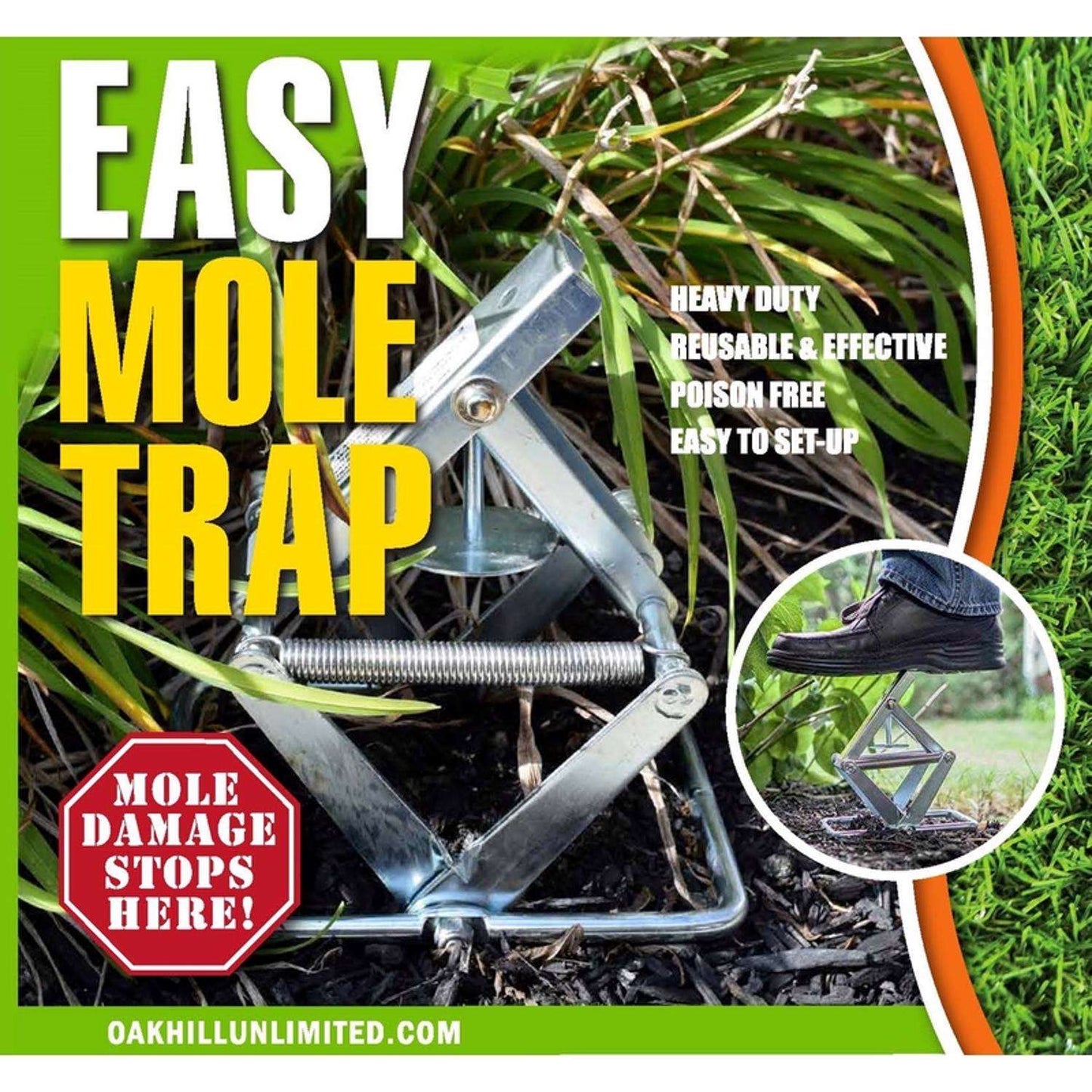  Easy Mole Trap Small Scissor-Style Animal Trap For Moles 1 Pk