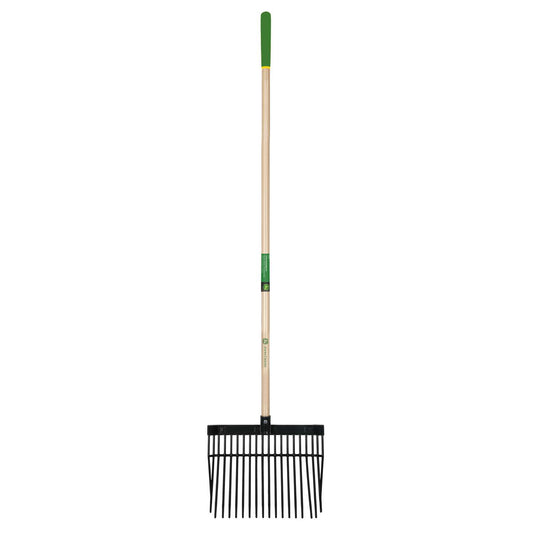  John Deere 18 Tine Poly Bedding Fork 54 In. Wood Handle