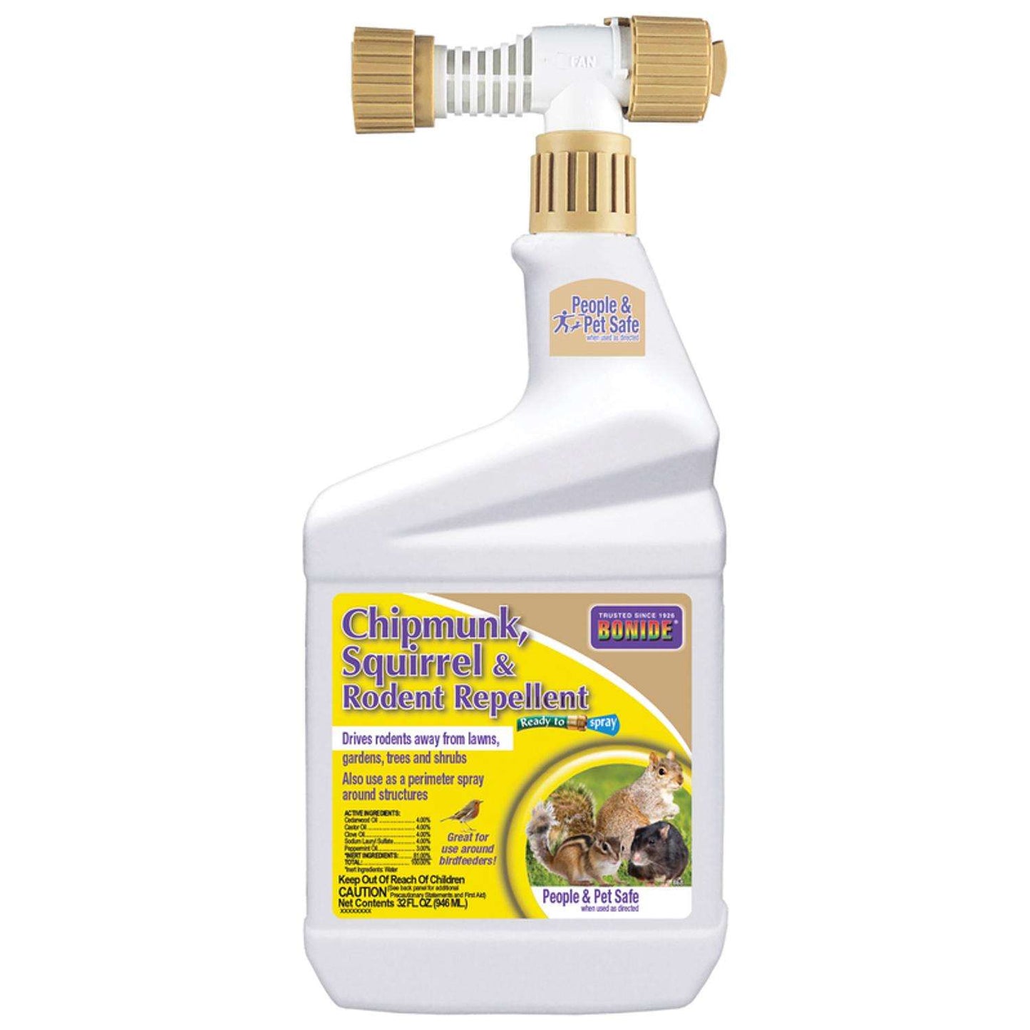  Bonide Animal Repellent Liquid For Chipmunks And Squirrels 32 Oz