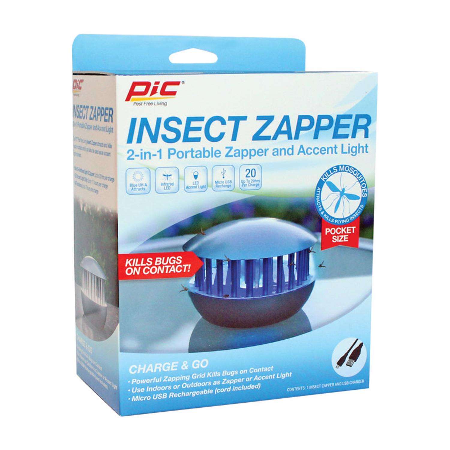  PIC 2-In-1 Indoor And Outdoor Insect Zapper