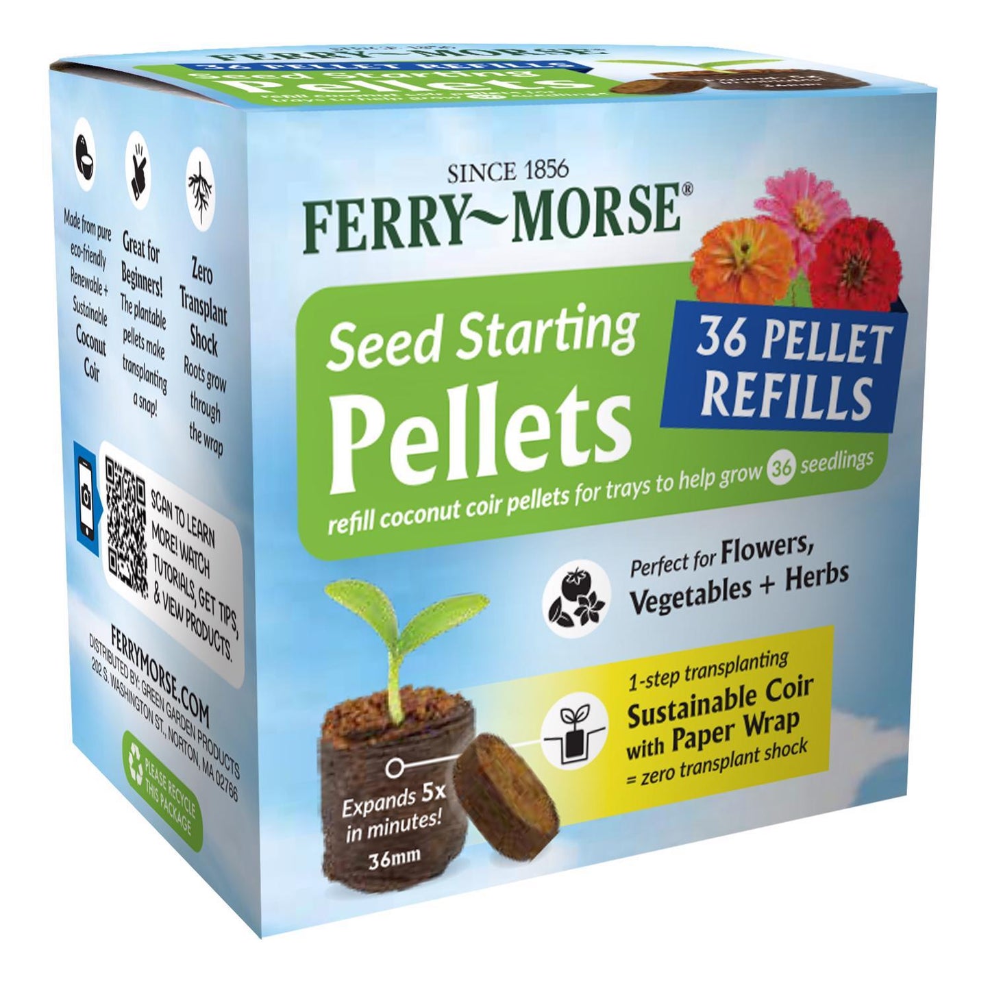  Ferry-Morse Compressed Coir Pellet 36 Pk