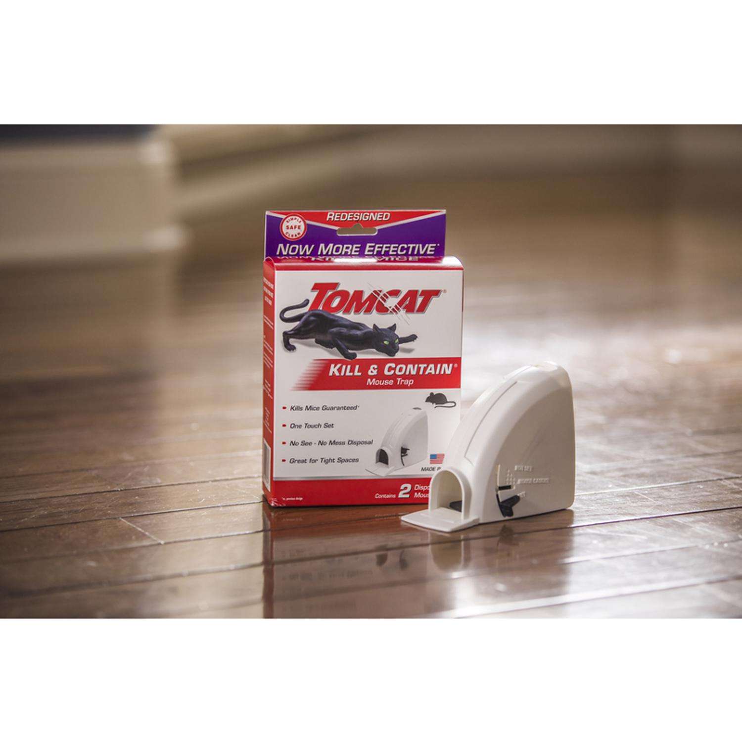  Tomcat Kill & Contain Small Covered Animal Trap For Mice 2 Pk