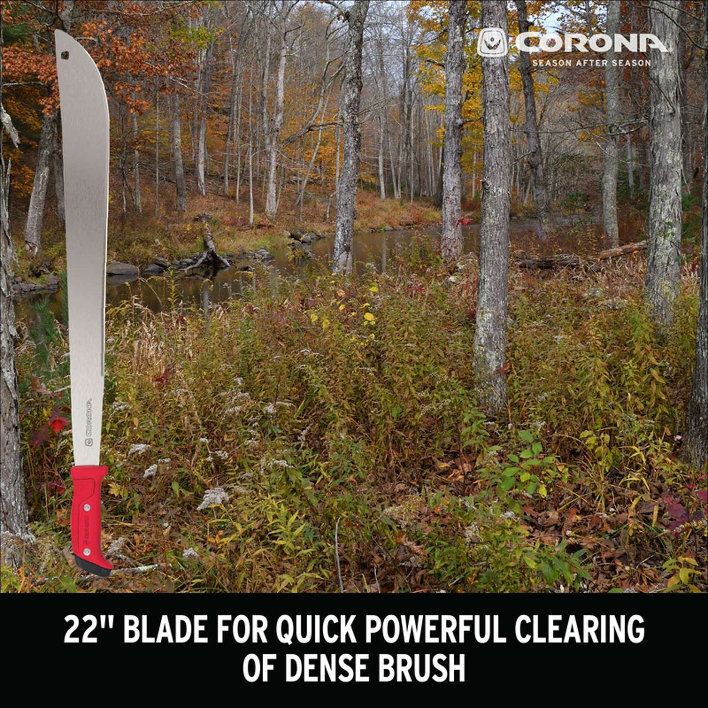  Corona ErgoHandle 22 In. Steel Field Machete